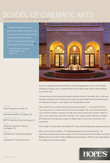 HOPES USC School of Cinematic Arts thumbnail