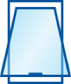 Steel Horizontal Pivot Window icon
