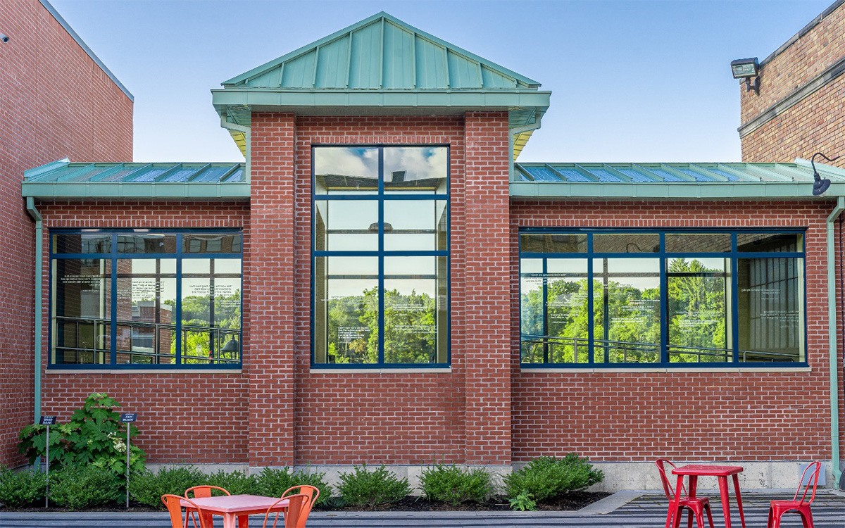 Hope’s steel windows installed in the National Comedy Center's newly constructed connector wing, designed to match the center's existing historic steel windows