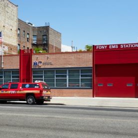 Hopes energy efficient thermal steel windows installed in FDNY EMS station green renovation.