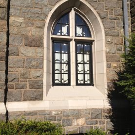 Steel church windows for historic preservation