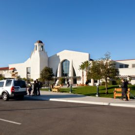 Hopes steel windows and entrance doors brighten airport with abundant natural light in Santa Barbara, CA.