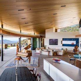 High-end Arizona residence, Interior room featuring Hopes Custom Windows.