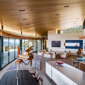 High-end Arizona residence, Interior room featuring Hopes Custom Windows.