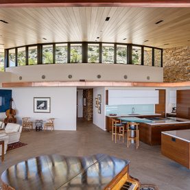 Interior room of high-end Arizona residence featuring Hopes Custom Windows.