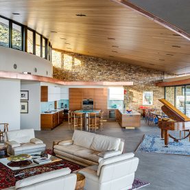 Interior room of high-end Arizona residence featuring Hopes Custom Windows.