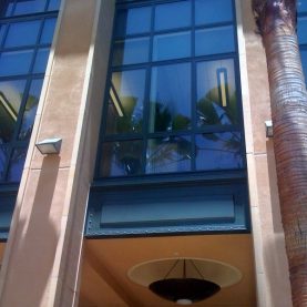 Stanford University SIEPR, fire-rated windows and doors, custom engineered window system