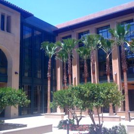 Stanford University SIEPR, fire-rated windows and doors, custom engineered window system