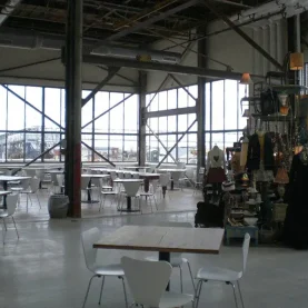 Urban Outfitters building interior, highlighted by new Hopes Windows and Doors.