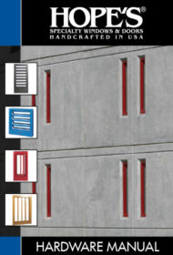 Detention Hardware Manual